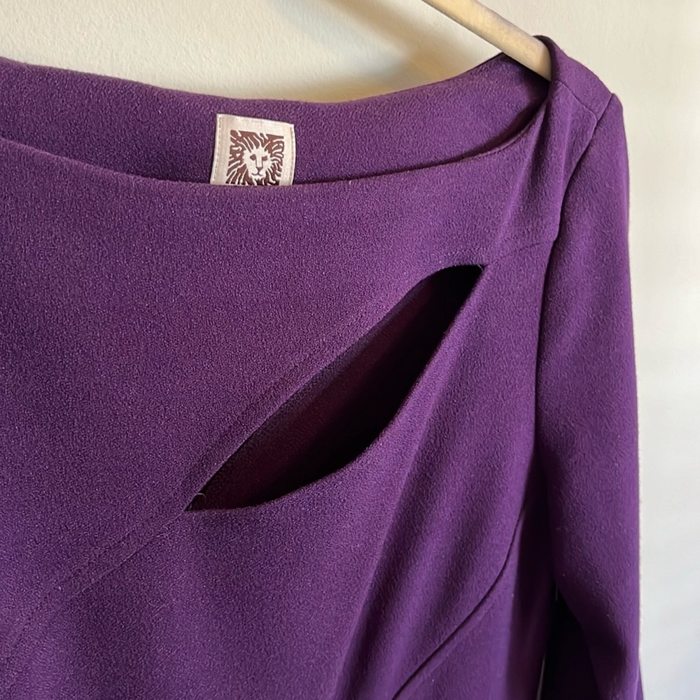 Anne Klein dress, size 8, purple